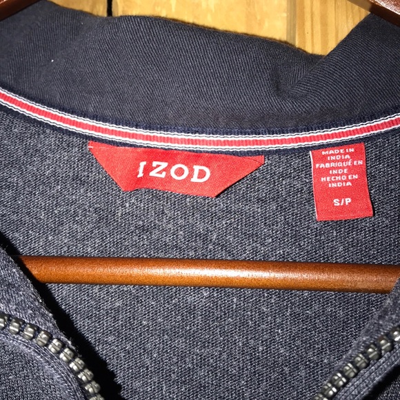 Men’s Izod half zip Size Small - Picture 2 of 3